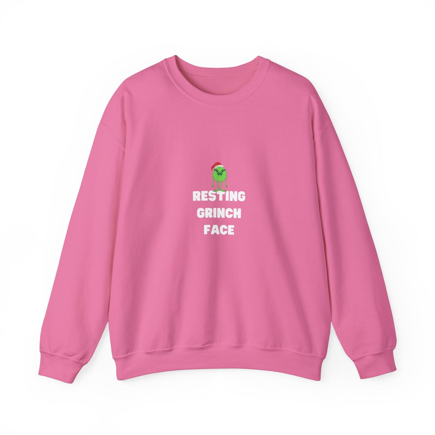 Resting Grinch Face: Unisex Heavy Blend™ Crewneck Sweatshirt