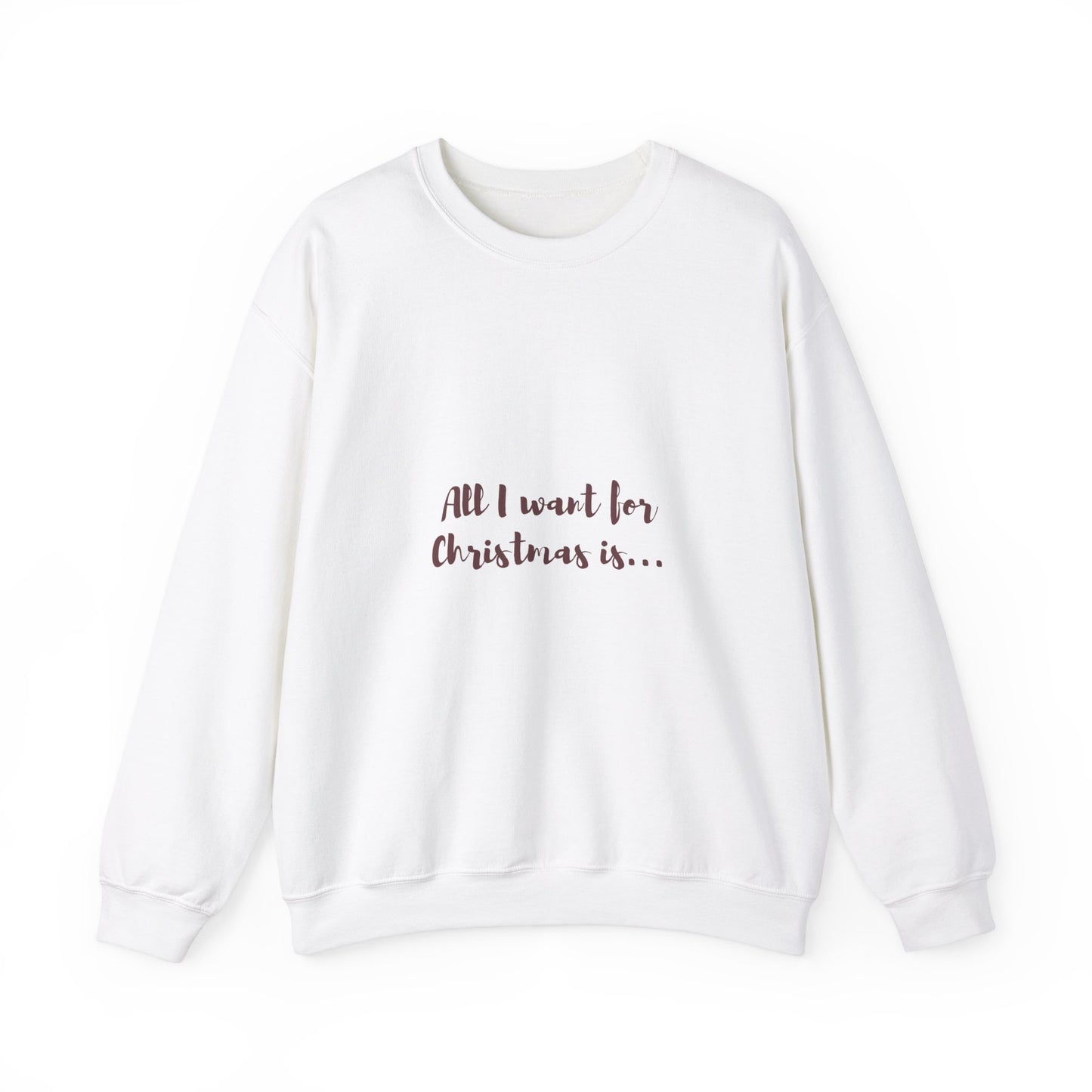 All I want for Christmas is... A Beer: Unisex Heavy Blend™ Crewneck Sweatshirt