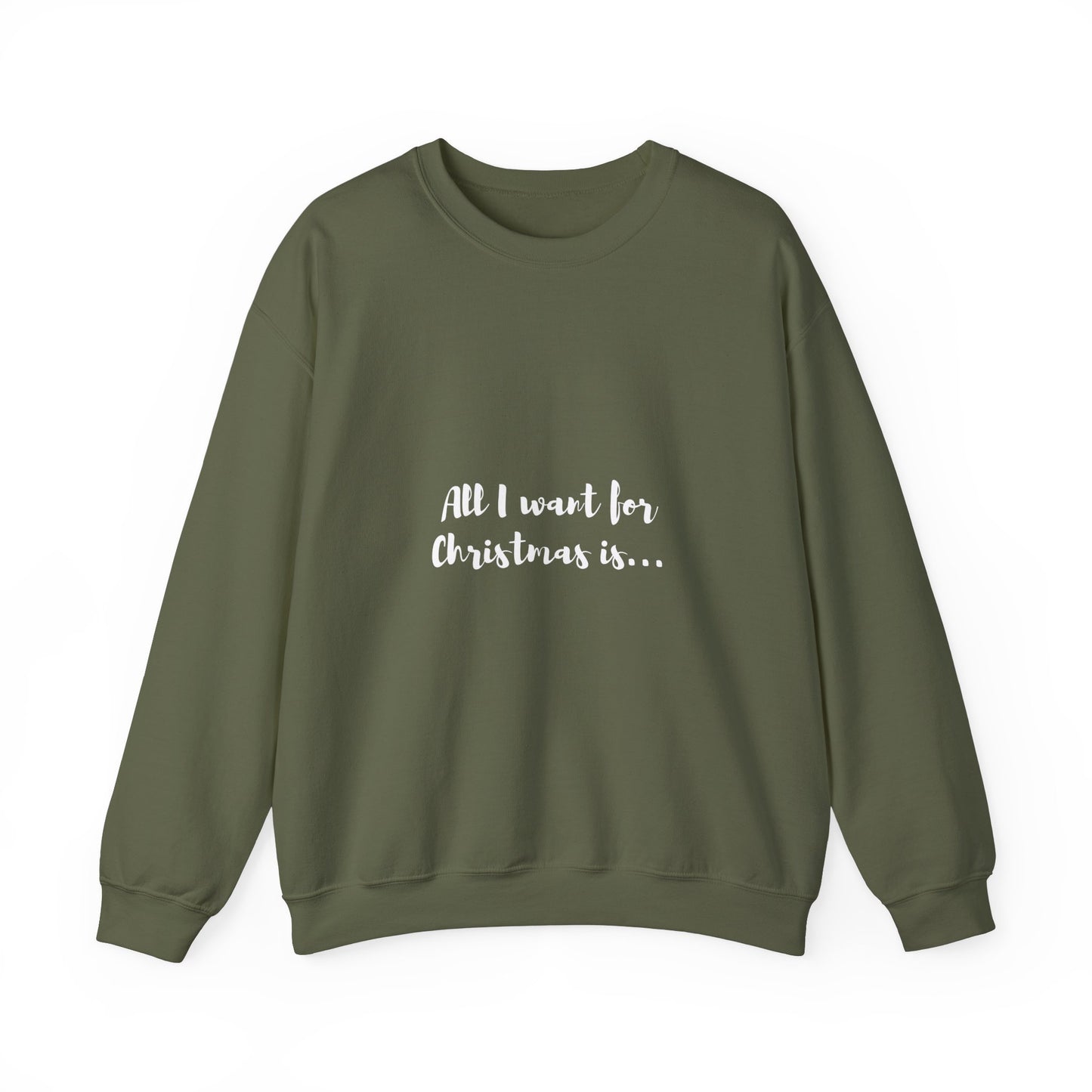 All I want for Christmas is... A Beer: Unisex Heavy Blend™ Crewneck Sweatshirt