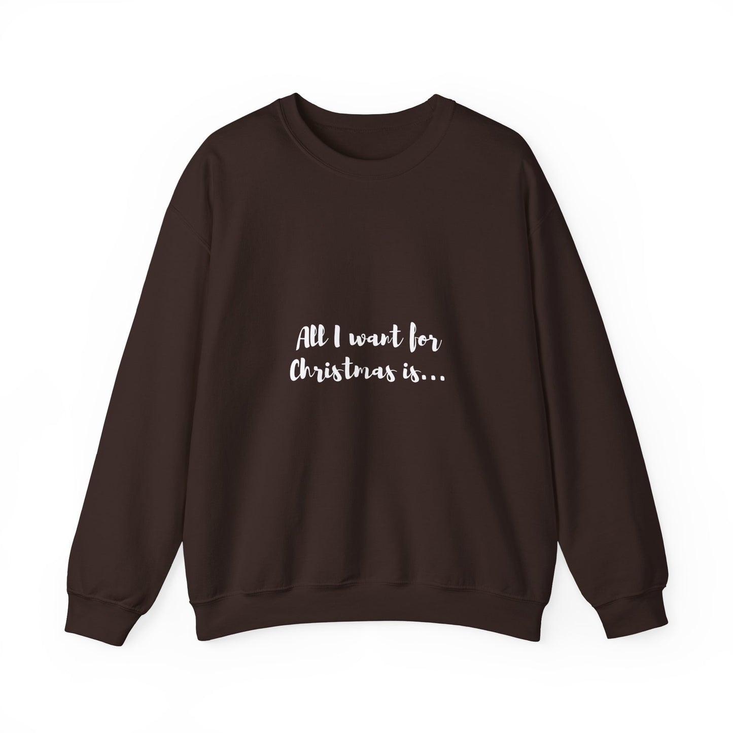 All I want for Christmas is... A Beer: Unisex Heavy Blend™ Crewneck Sweatshirt