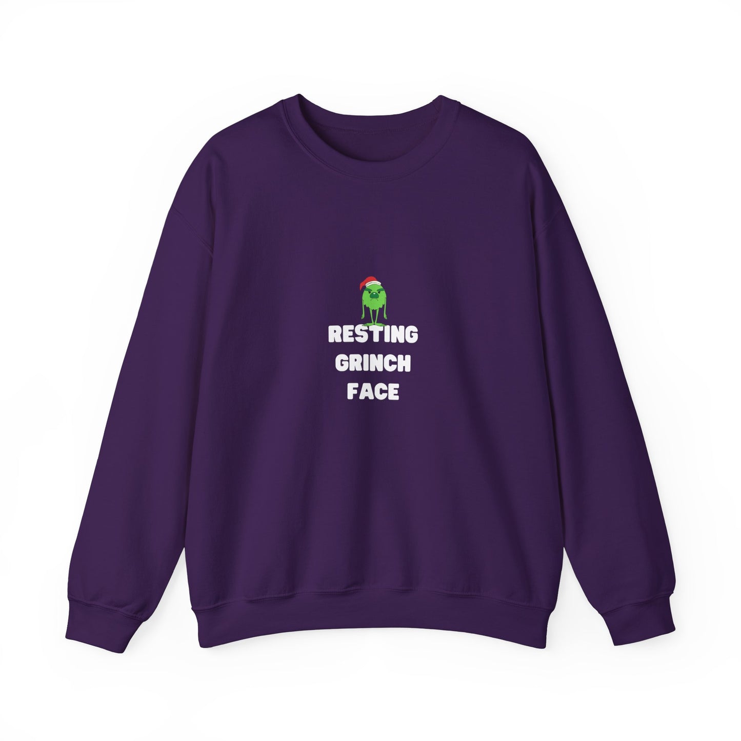 Resting Grinch Face: Unisex Heavy Blend™ Crewneck Sweatshirt