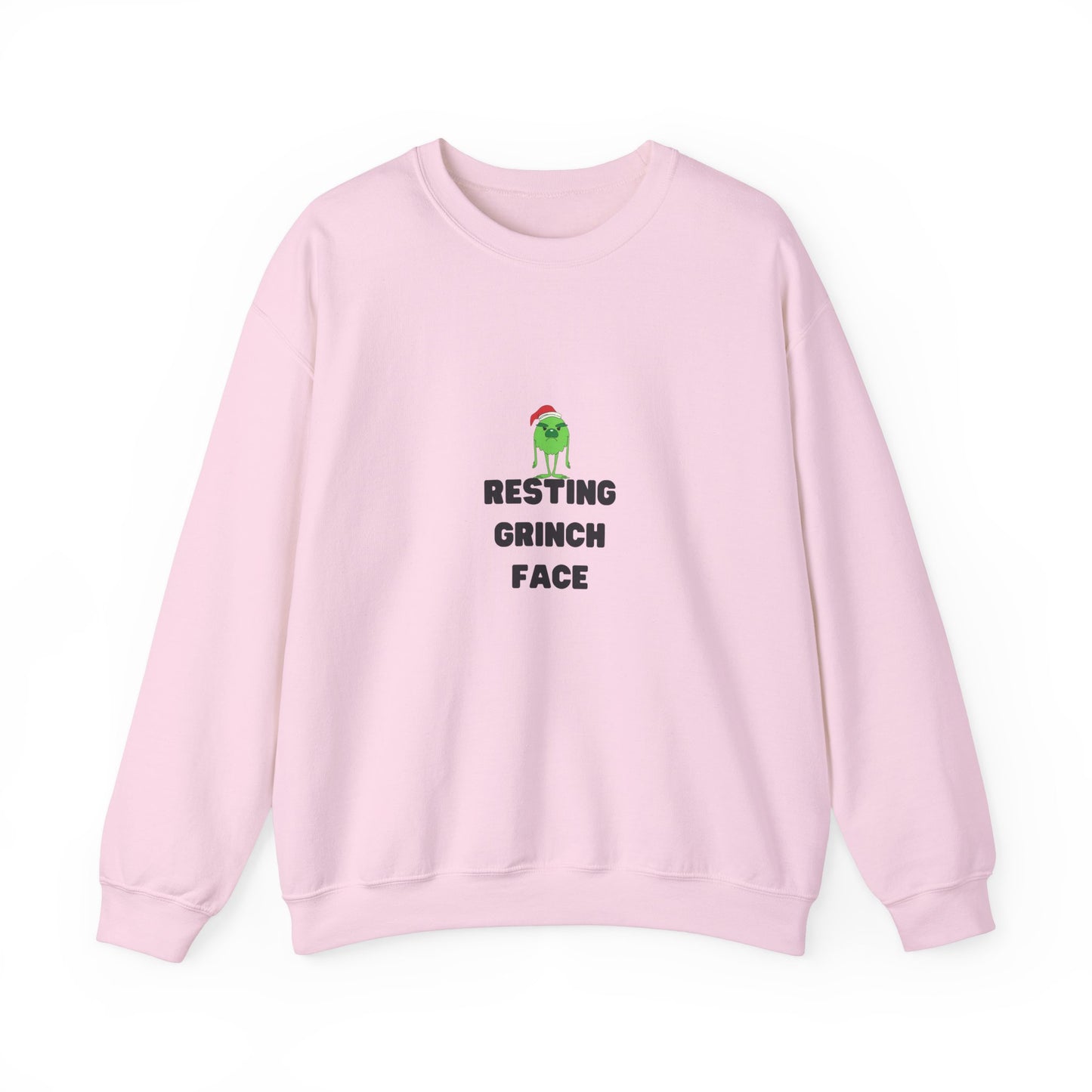 Resting Grinch Face: Unisex Heavy Blend™ Crewneck Sweatshirt