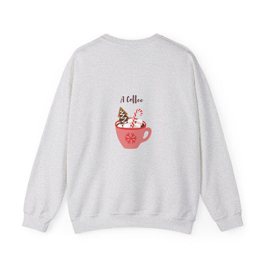 All I want for Christmas is... A Coffee: Unisex Heavy Blend™ Crewneck Sweatshirt