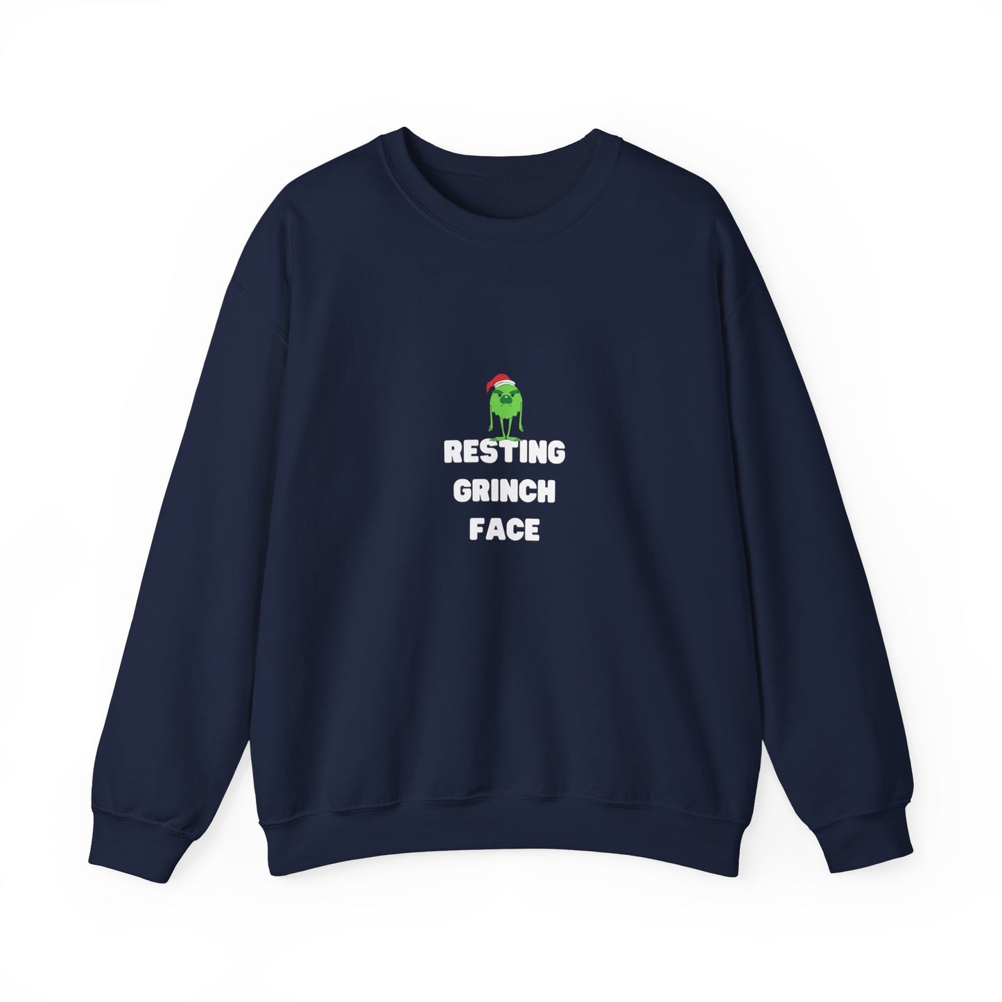 Resting Grinch Face: Unisex Heavy Blend™ Crewneck Sweatshirt