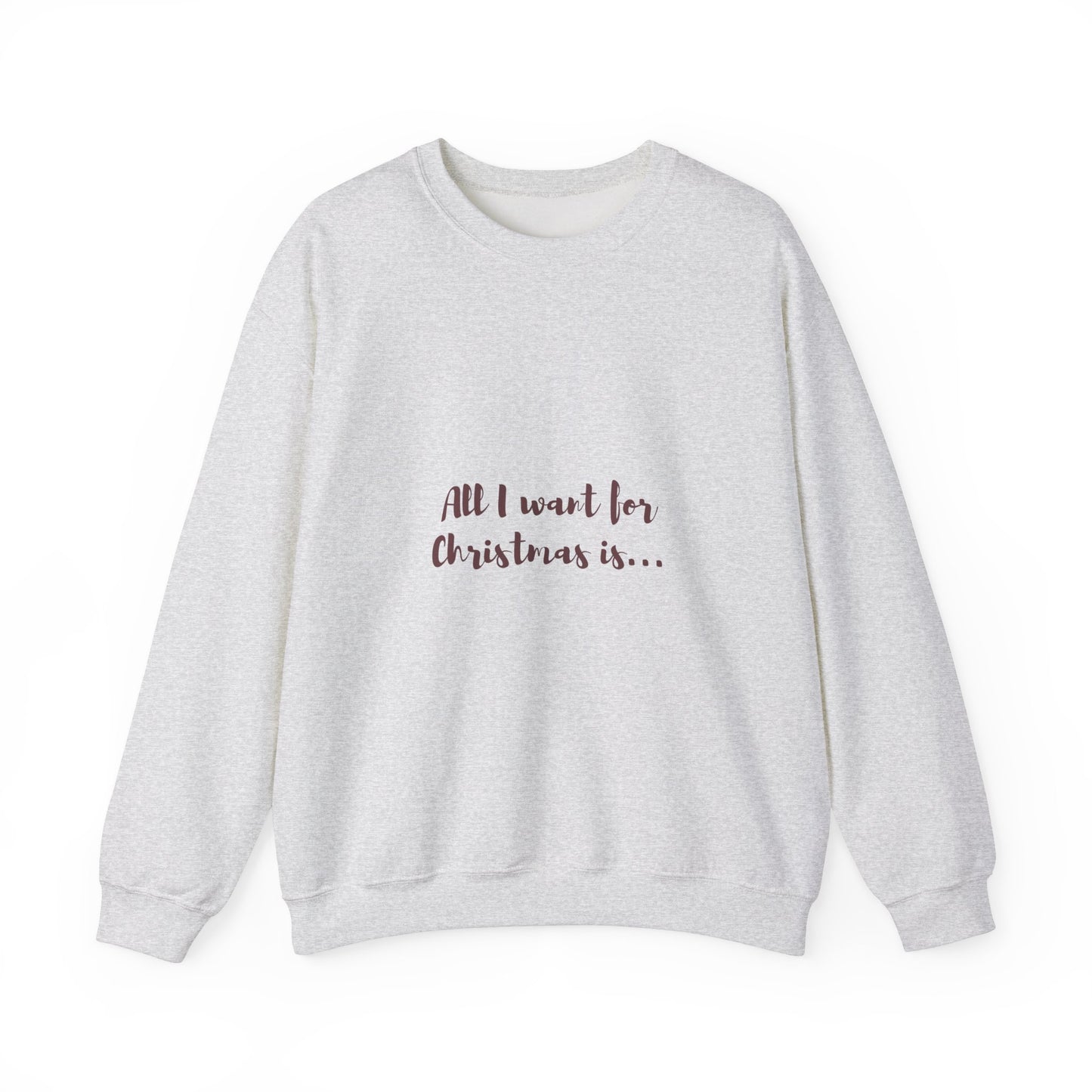 All I want for Christmas is... A Coffee: Unisex Heavy Blend™ Crewneck Sweatshirt