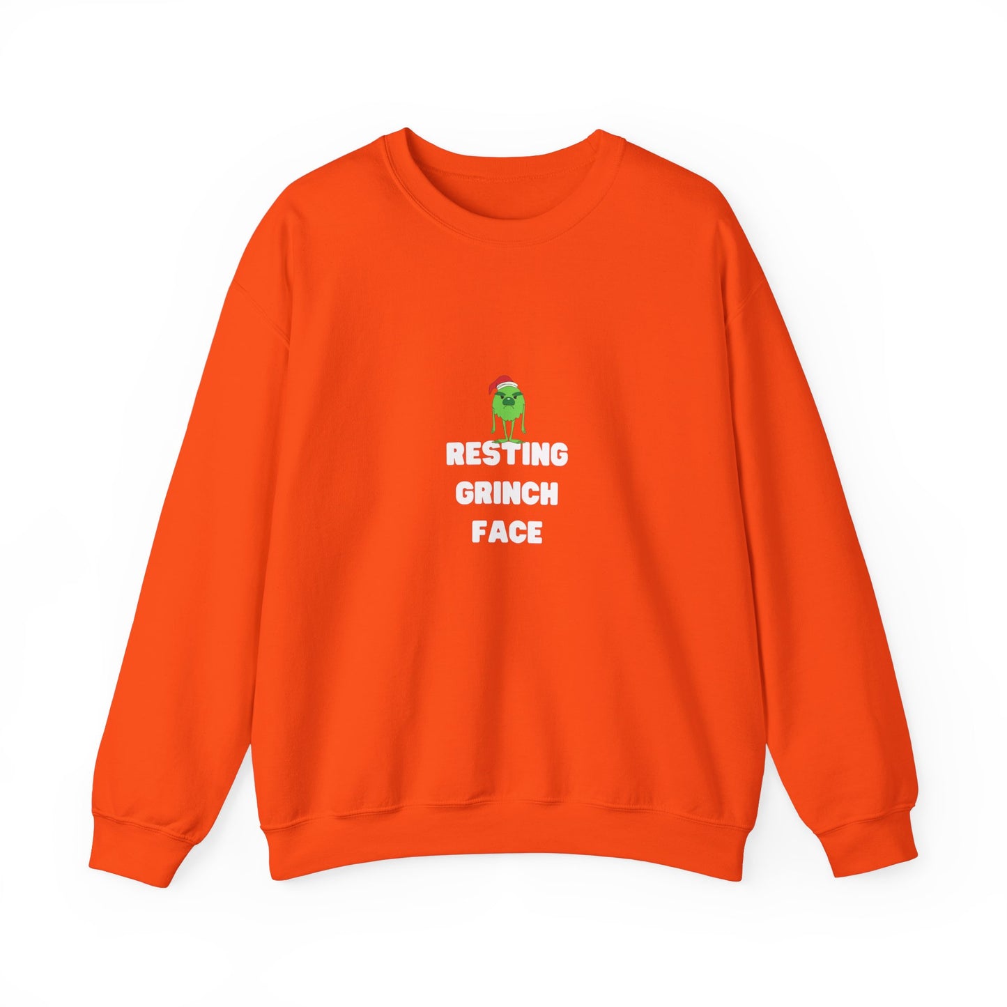 Resting Grinch Face: Unisex Heavy Blend™ Crewneck Sweatshirt