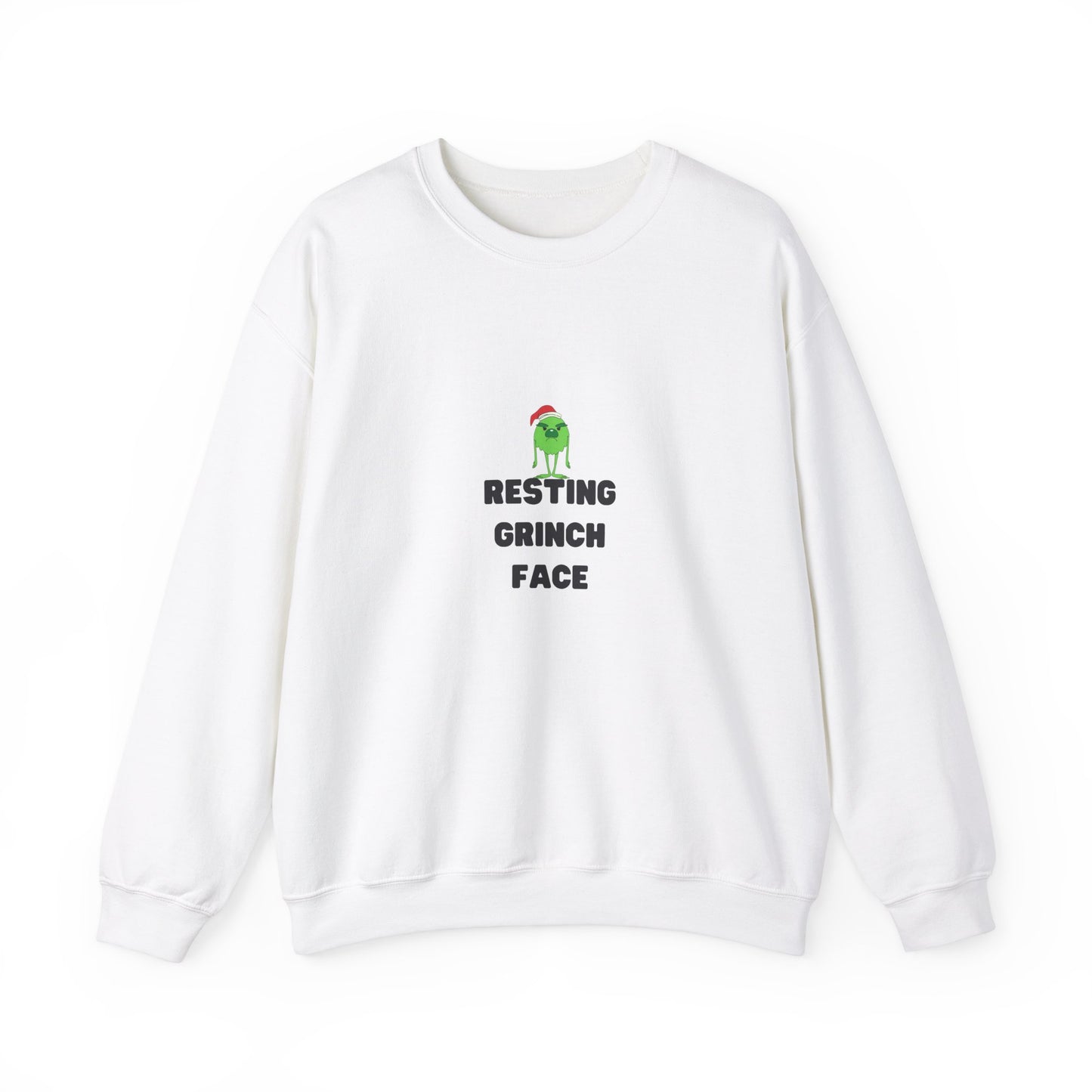 Resting Grinch Face: Unisex Heavy Blend™ Crewneck Sweatshirt