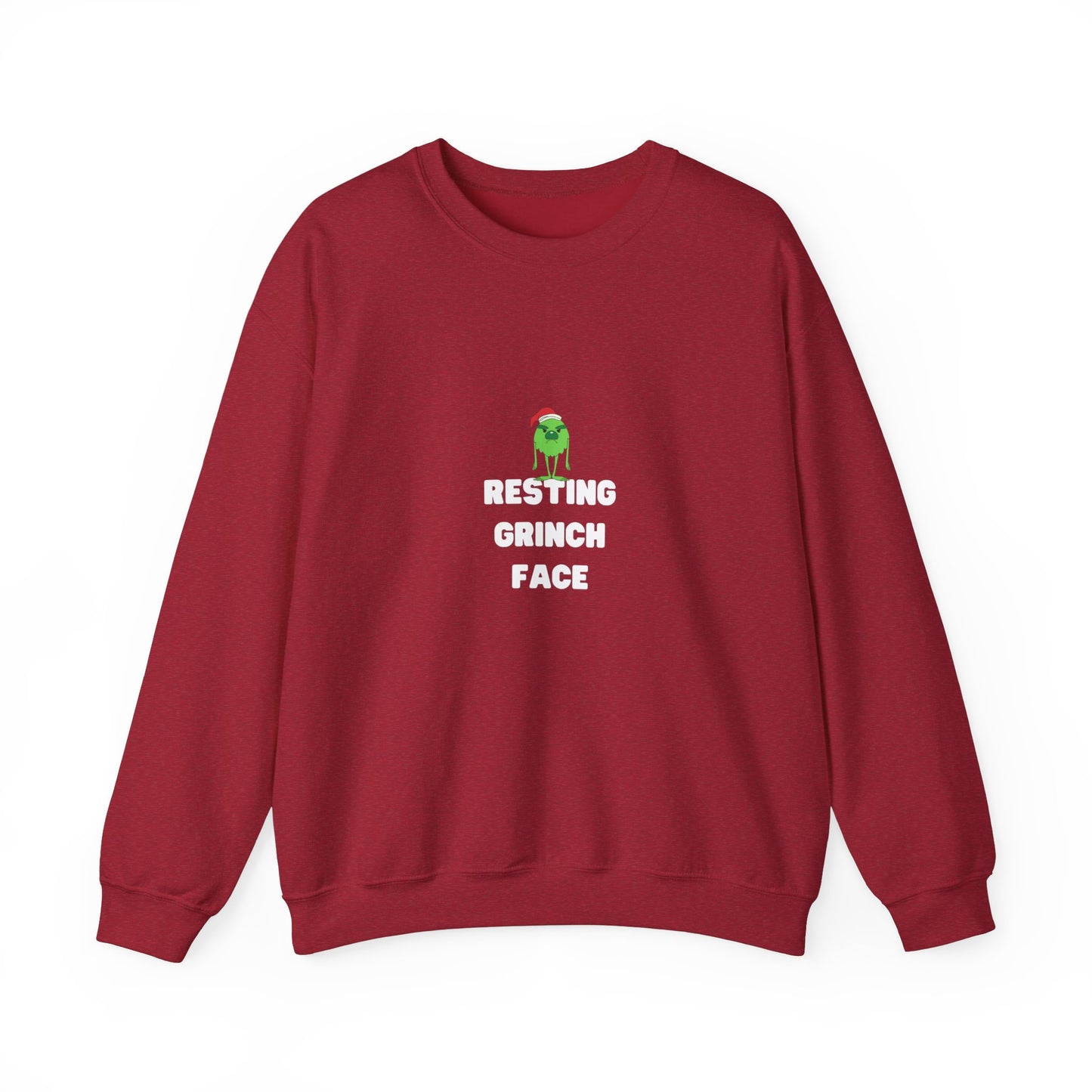 Resting Grinch Face: Unisex Heavy Blend™ Crewneck Sweatshirt